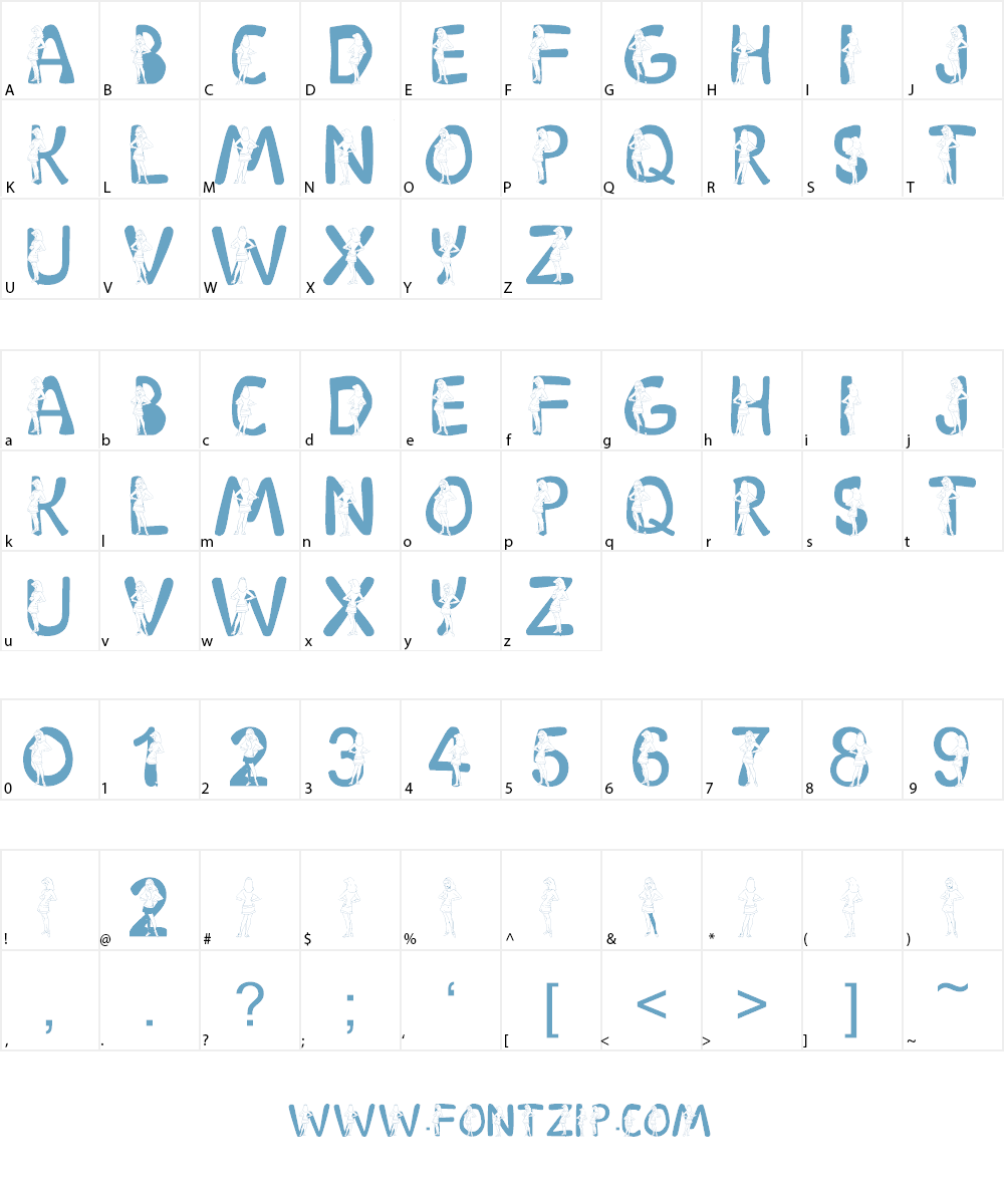 LMS Daphne Font Character